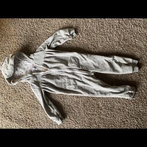 Grey Fleese 24 Mos Onesie